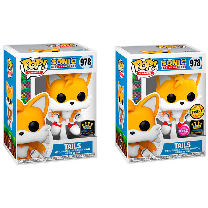 Pack De 6 Unidades - Figura Pop Sonic The Hedgehog Tails Exclusive 5 + 1 Chase