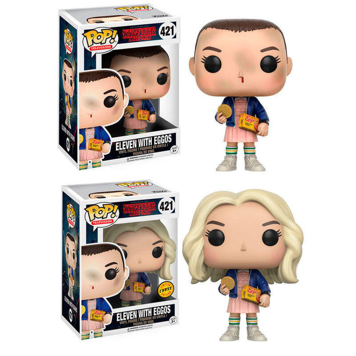 Pack De 6 Unidades - Figura Pop Stranger Things Eleven With Eggos 5 + 1 Chase
