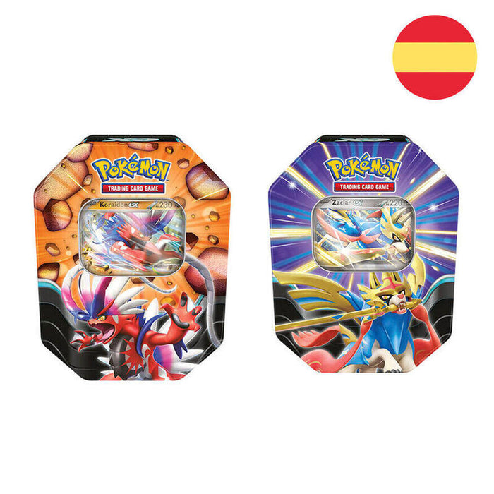 Pack De 6 Unidades - Lata Juego Cartas Coleccionables Summer Pokemon Español Surtido