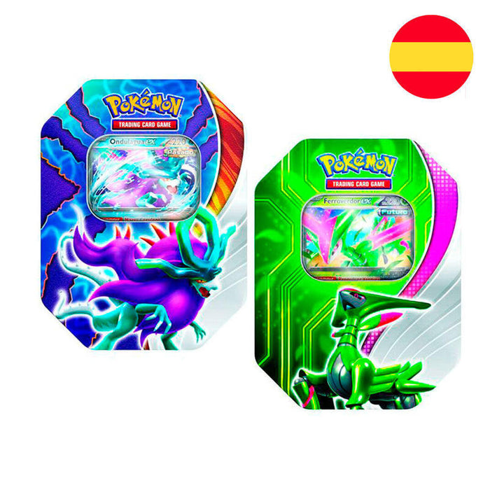 Pack De 6 Unidades - Lata Juego Cartas Coleccionables Sv6 Pokemon Español Surtido