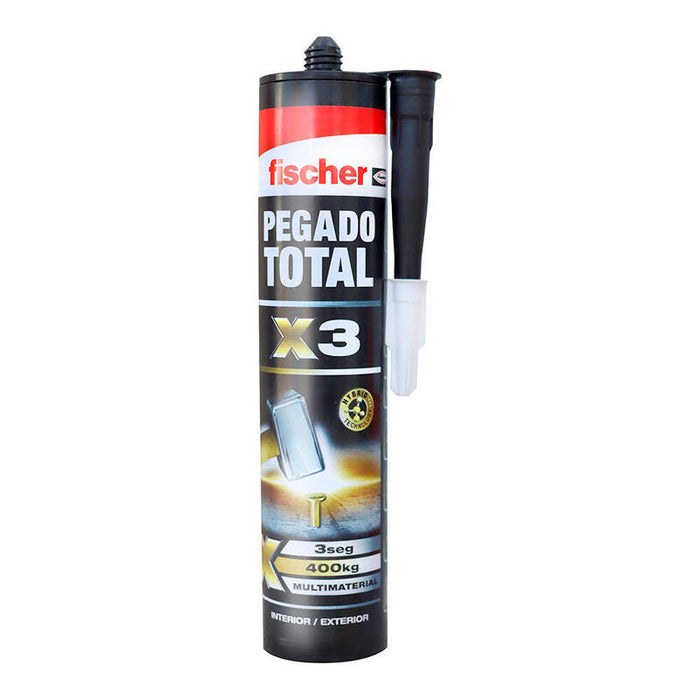 Pack De 6 Unidades - Pegado Total X3 Adhesivo 560778 Fischer 290ml