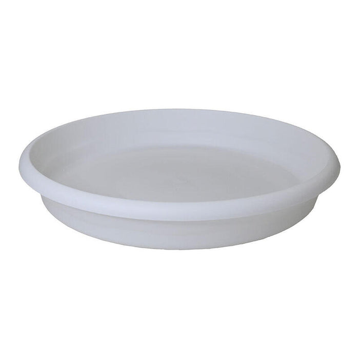Pack De 6 Unidades - Plato De Inyeccion Para Maceta Terra Ø18cm Blanco Plastiken