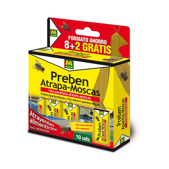 Pack De 6 Unidades - Preben Tira Atrapa Moscas 10 Unid. 231390 Massó