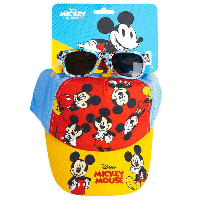 Pack De 6 Unidades - Set Gorra + Gafas Sol Mickey Disney