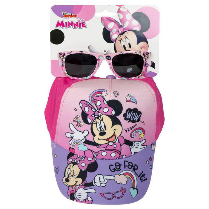 Pack De 6 Unidades - Set Gorra + Gafas Sol Minnie Disney