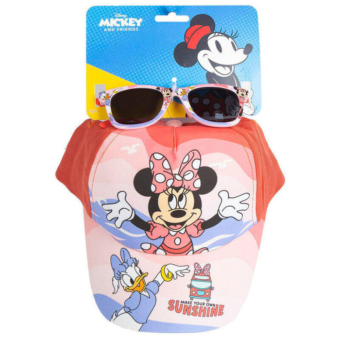 Pack De 6 Unidades - Set Gorra + Gafas Sol Minnie Disney