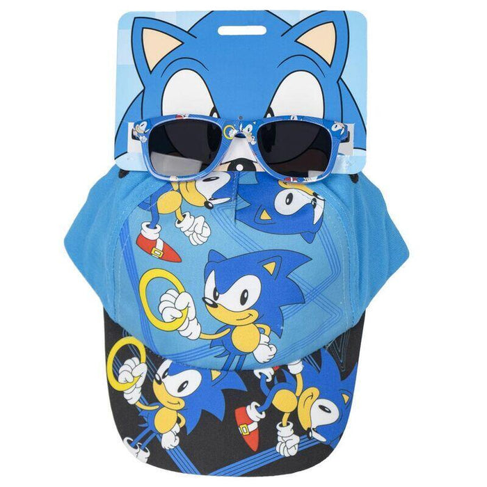Pack De 6 Unidades - Set Gorra + Gafas Sol Sonic The Hedgehog