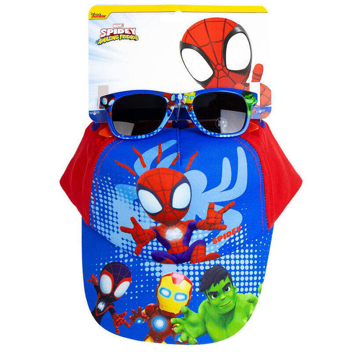 Pack De 6 Unidades - Set Gorra + Gafas Sol Spidey Marvel