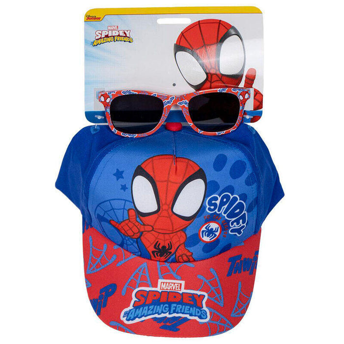 Pack De 6 Unidades - Set Gorra + Gafas Sol Spidey Marvel