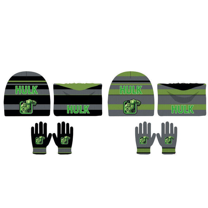Pack De 6 Unidades - Set Gorro Y Guantes Hulk Los Vengadores Avengers Marvel Infantil Infantil Surtido