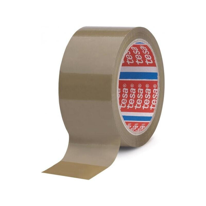 Pack De 6 Unidades Tesa 4089 Precinto De Embalar 50mm X 66 Metros - Fabricado En Polipropileno - Adhesivo De Caucho