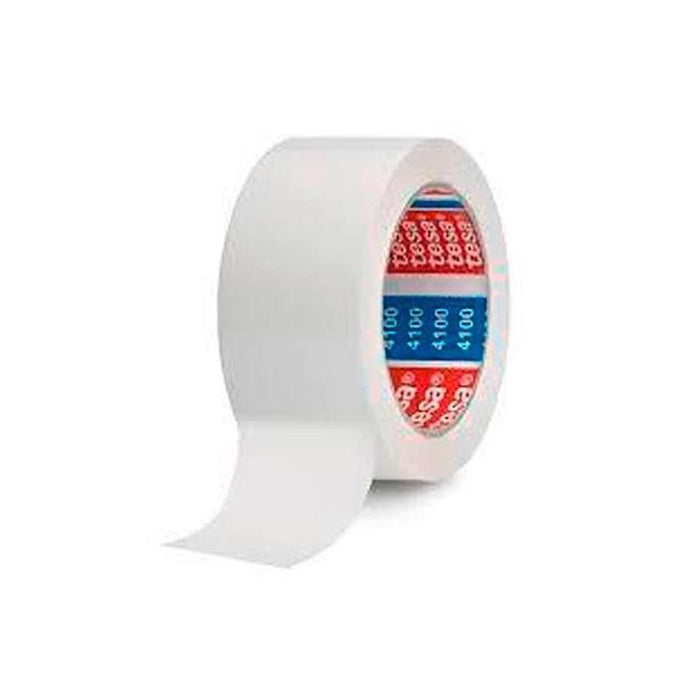 Pack De 6 Unidades Tesa Rollo Precinto 66mx50mm Pvc Rugoso Blanco