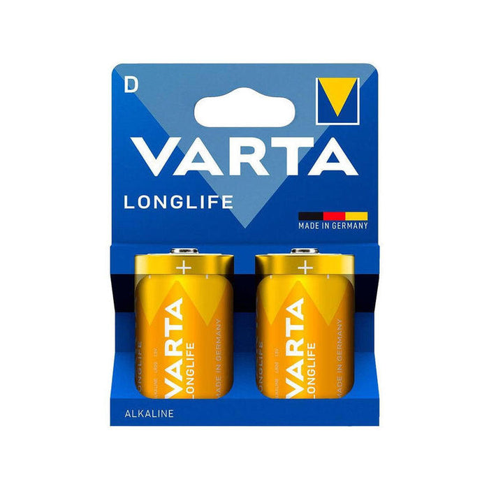 Pack De 6 Unidades Varta Longlife Pila Alcalina D Lr20 Blister*2