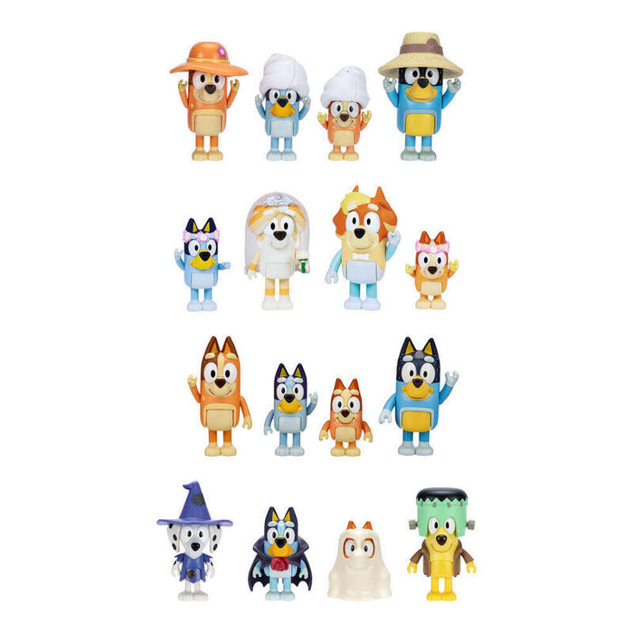 Pack De 8 Unidades - Blister 4 Figuras Bluey Surtido