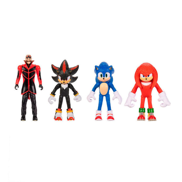 Pack De 8 Unidades - Figura La Pelicula Sonic 3 7cm Surtido