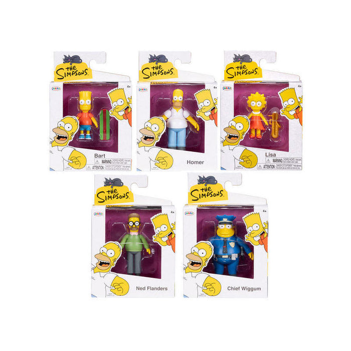 Pack De 8 Unidades - Figura Wave 1 Los Simpsons 6cm Surtido