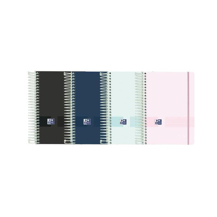 Pack De 8 Unidades Oxford Live & Go Agenda Escolar 25/26 Espiral Dia Pagina - Tamaño 8º - Tapa De Plastico Opaco -