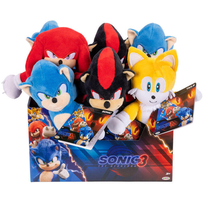 Pack De 8 Unidades - Peluche La Pelicula Sonic 3 23cm Surtido