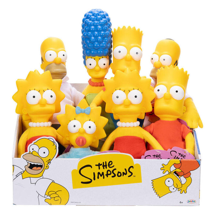 Pack De 8 Unidades - Peluche Los Simpson 30cm Surtido