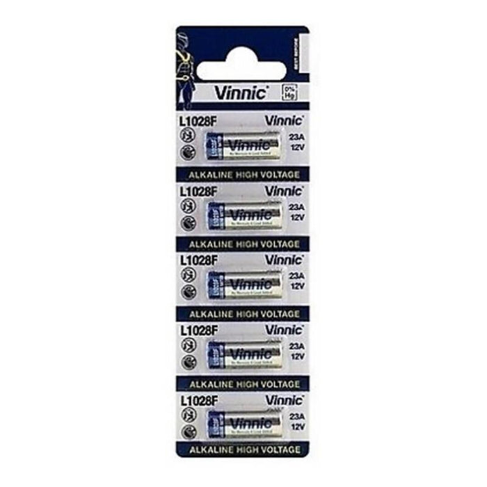 Pack De 8 Unidades Vinnic Pila Alcalina 12v Lr23a L1028f Blister*5 8 Uds