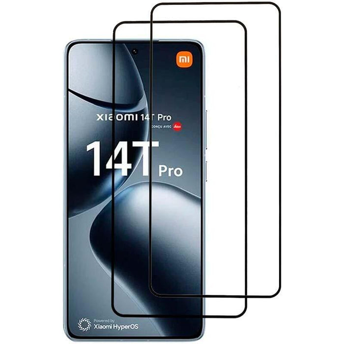 Pack X2 Protector De Cristal Templado Xiaomi 14t / 14t Pro Full Screen 3d