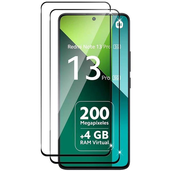 Pack X2 Protector De Cristal Templado Xiaomi Redmi Note 13 Pro 5g / Poco X6 5g Full Screen 3d