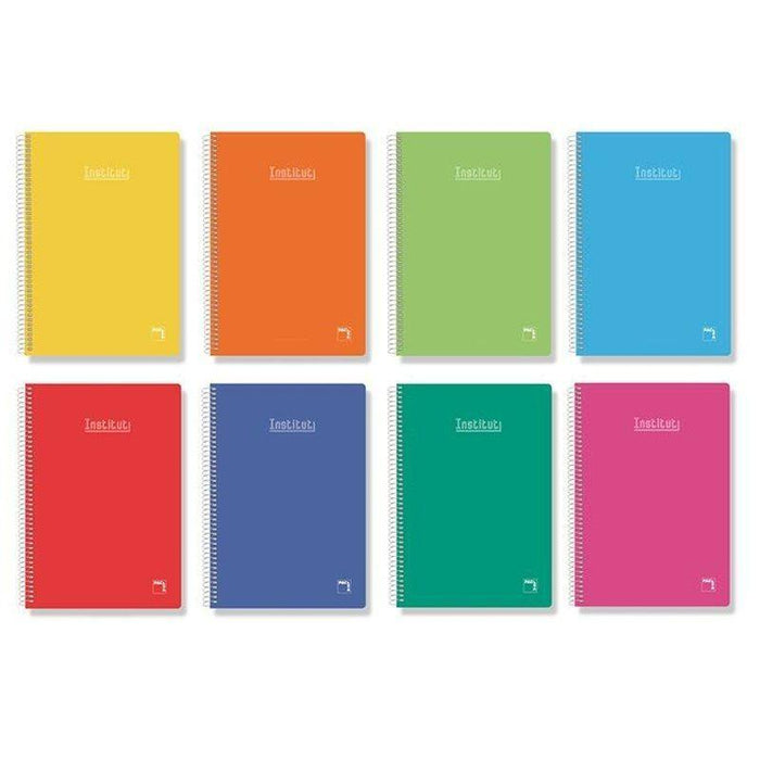 Pacsa Cuaderno Xtra 80 Hojas Pauta 2,5cm Tapa Dura Folio 60gr Colores Surtido -5u-