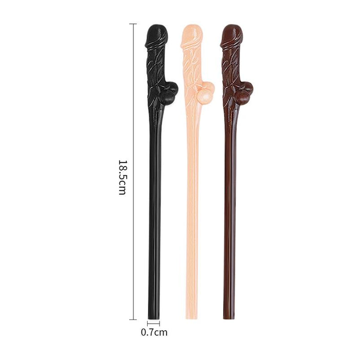 Pajitas De Pene Pack De 9