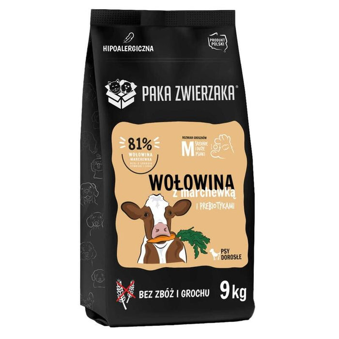 Paka Zwierzaka Beef With Carrots M - Alimento Seco Para Perros - 9kg