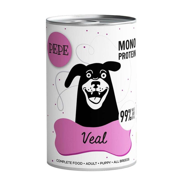 Paka Zwierzaka Pepe Veal - Comida Húmeda Para Perros - 400g