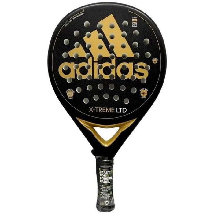 Pala De Pádel Adidas Pala Adidas X-Treme Ltd Negra Y Oro