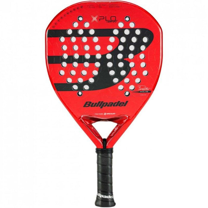 Pala De Pádel Bullpadel Xplo Comfort 2025 (Di Nenno) Roja Y Negra