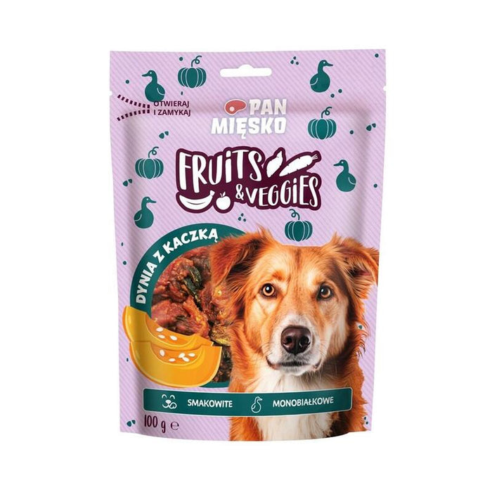 Pan Miesko Fruits & Veggies Dynia Z Kaczka Przysmak Para Perro 100g
