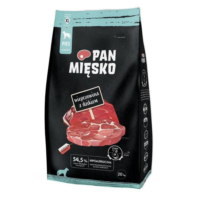 Pan Miesko Pork With Wild Boar Xl - Dry Dog Food - 20kg