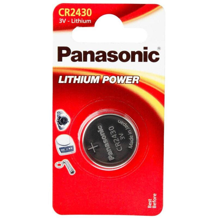 Panasonic Pila De Botón Lithium Cr2430 3v Blister (1-Pack) Cr-2430el/1b