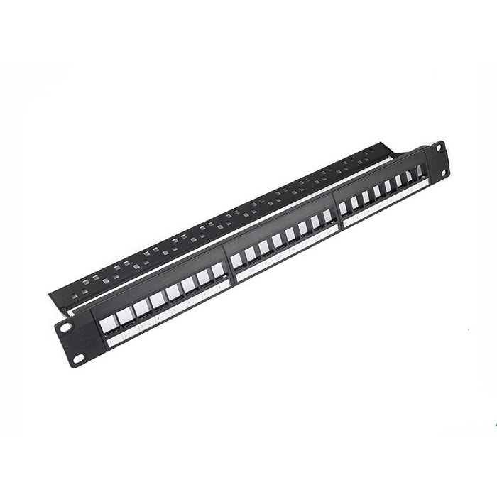 Panel Pg 24p (Patchpanel) 1u Sin Conectores Keysto