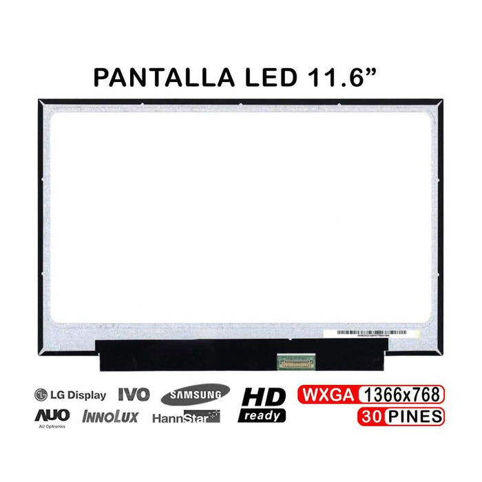 Pantalla 11.6" Nv116whm N47 Para Portátil