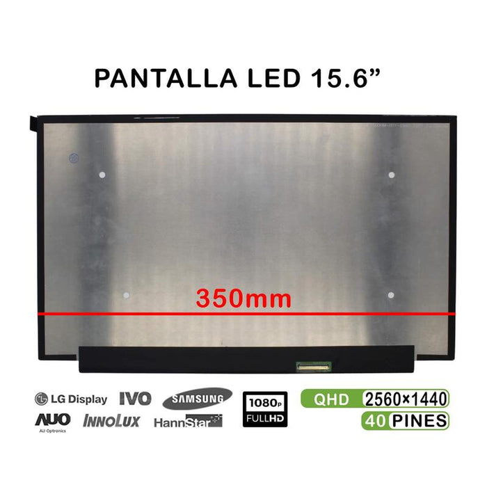 Pantalla De 15.6" Para Portátil Ne156qhm Ny1 Led 2560×1440