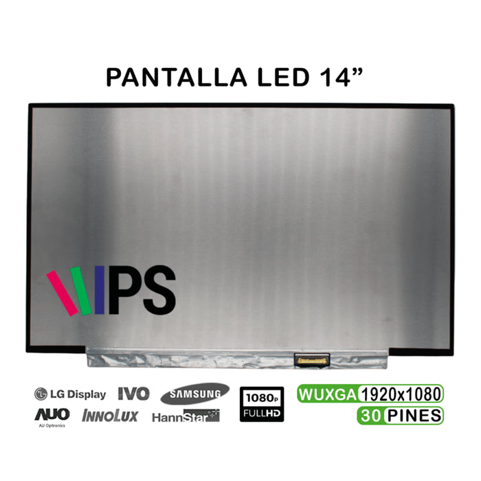 Pantalla Led De 14" Full Hd Ips Msi N140hce En2