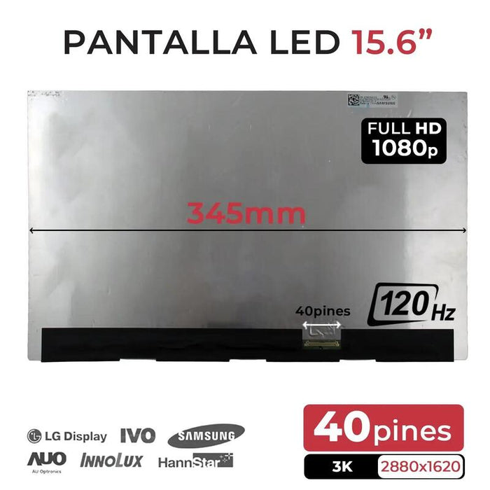 Pantalla Led De 15.6" Para Portátil Asus Vivobook 15 Atna56ac01