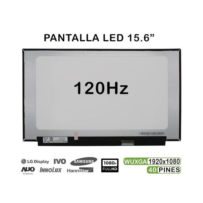 Pantalla Led De 15.6" Para Portátil Lenovo Ideapad Gaming 3i 15imh05 Nv156fhm-Nx1 120hz