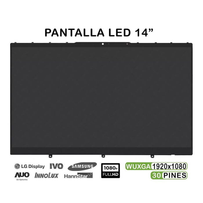 Pantalla Led Táctil De 14" Para Portátil Lenovo Ideapad Yoga7 14itl5 5d10s39670 30 Pines