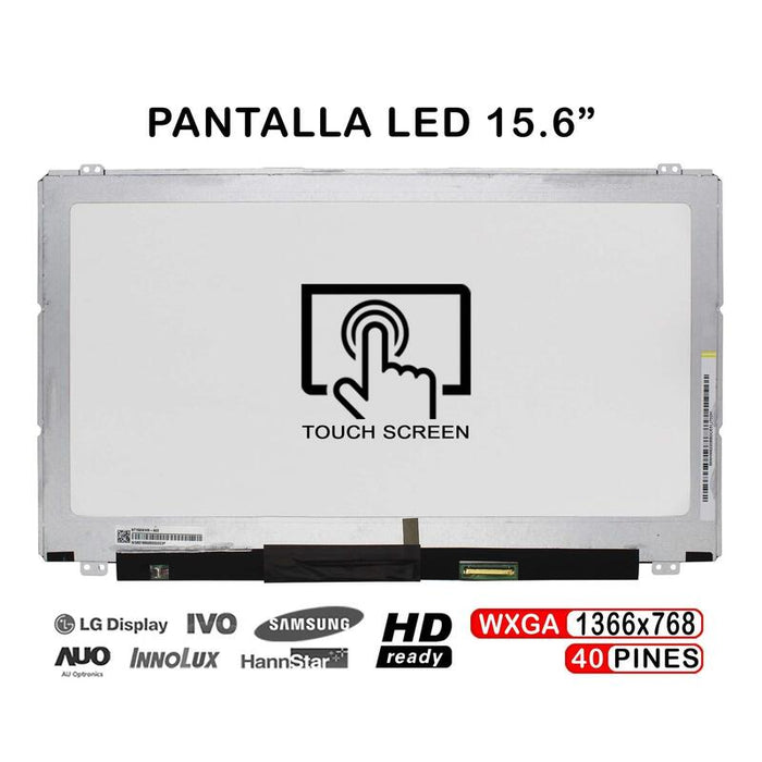 Pantalla Táctil Led De 15.6" Para Portátil Acer Aspire E1-532p E5-571 V3-572pg V5-561p Nt156whm-A00