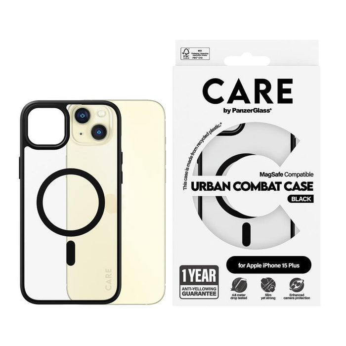 Panzerglass Care Flagship Colors Iphone 15 Plus Schwarz