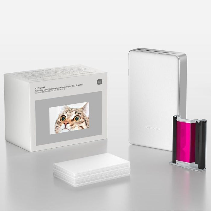 Papel Fotográfico De Sublimación Para Xiaomi Photo Printer Pro  (50 Hojas)