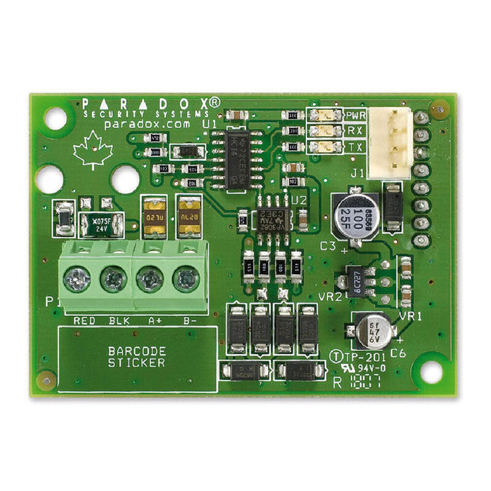 Paradox Cvt485 Convertidor Plug-In Rs485. Permite La Conexión De Pc250 A 300m Del Panel