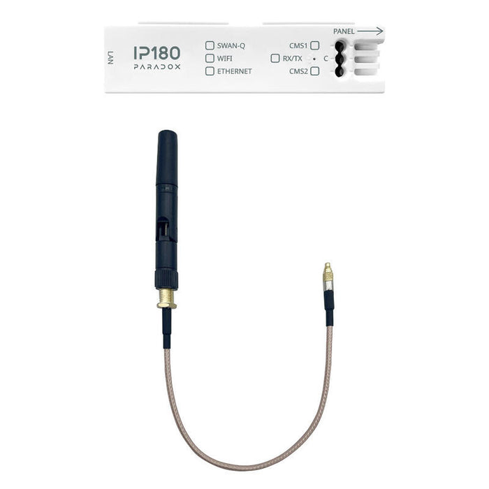 Paradox Ip180 Módulo De Internet, Mqtt, Cuatro Receptores, Ethernet Y Wi-Fi. Antena Wifi Incluida