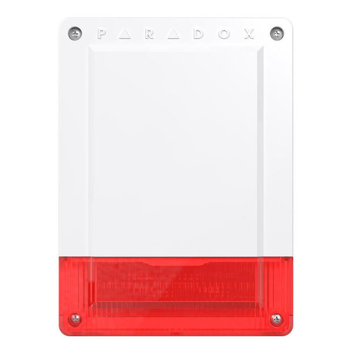Paradox Sr250-Red Sirena Exterior Vía Radio Bidireccional. Compat. Sp/Mg (No Sp4000) Con Rtx3, Mg6250. Grado 2