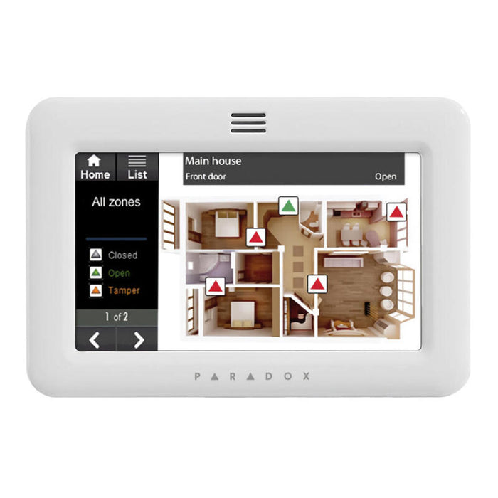 Paradox Tm50-White Teclado Paradox Pantalla Táctil 5. Color Blanco. Grado 3