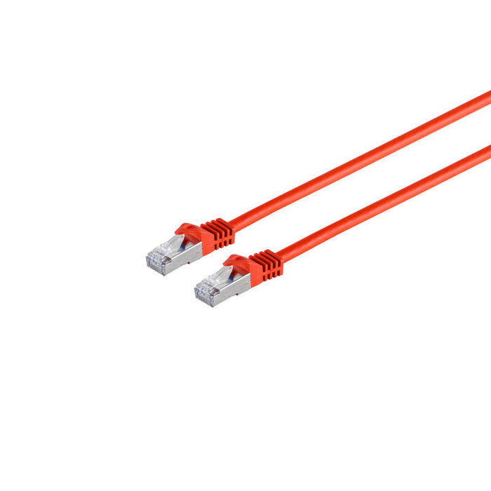 Patchk.Cat7/6a S/Ftp 1,5m Red Rj45 Halogenfrei (Lszh)